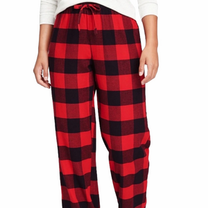 Gap Love Buffalo Plaid Lightweight Flannel Woman Lady Pyjamas Bottoms Pants Xmas